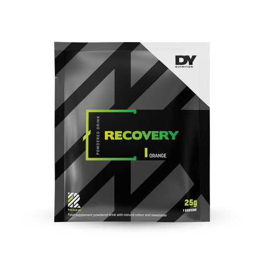 Renew Recovery, 25g Sachet, for energy & muscle recovery, boost immunity. The BCAA & vitamins are provided in the perfect ratios for body & muscle to recover optimally. Consume 30 min after the game or training session.