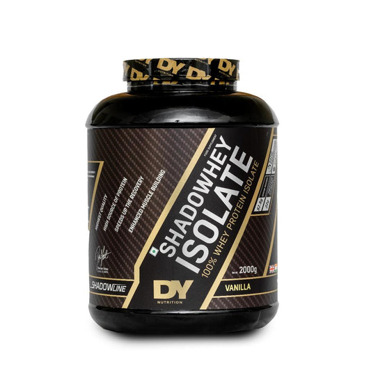 Whey Protein Shadowhey ISOLATE 2Kg, 66 Servings, for muscle and strength building, comes with high source of cross-flow filtered whey protein for maximum bioavailability. Consume after workout or in-between meals.