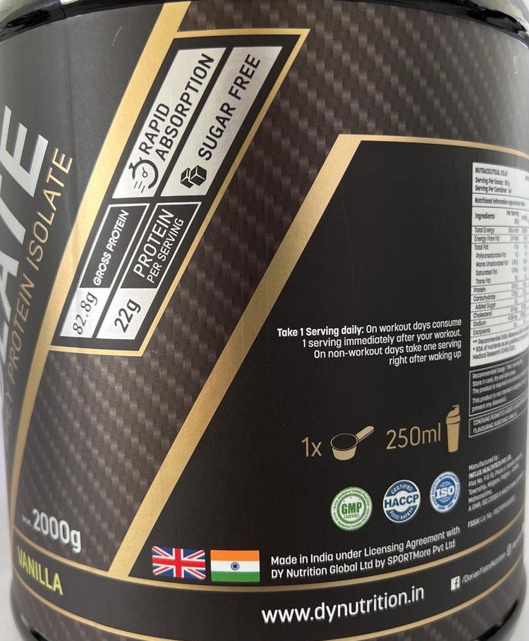 Whey Protein Shadowhey ISOLATE 2Kg, 66 Servings, for muscle and strength building, comes with high source of cross-flow filtered whey protein for maximum bioavailability. Consume after workout or in-between meals.