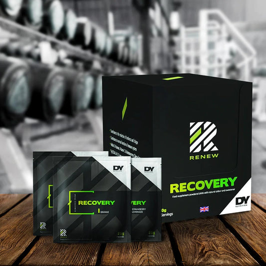 Renew Recovery, 750g Box, 30 Sachets/Servings, for energy & muscle recovery, boost immunity. The BCAA & vitamins are provided in the perfect ratios for body & muscle to recover optimally. Consume 30 min after the game or training session.